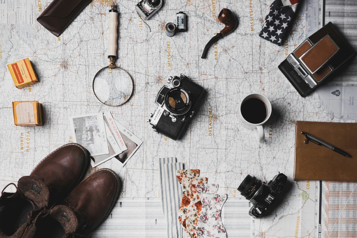 Travel planning illustration